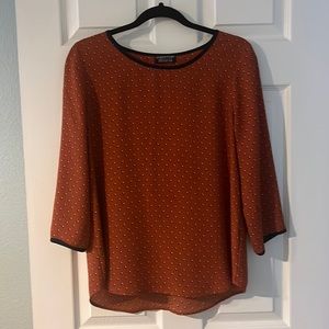 Size small Papermoon 3/4 sleeve flowy shirt